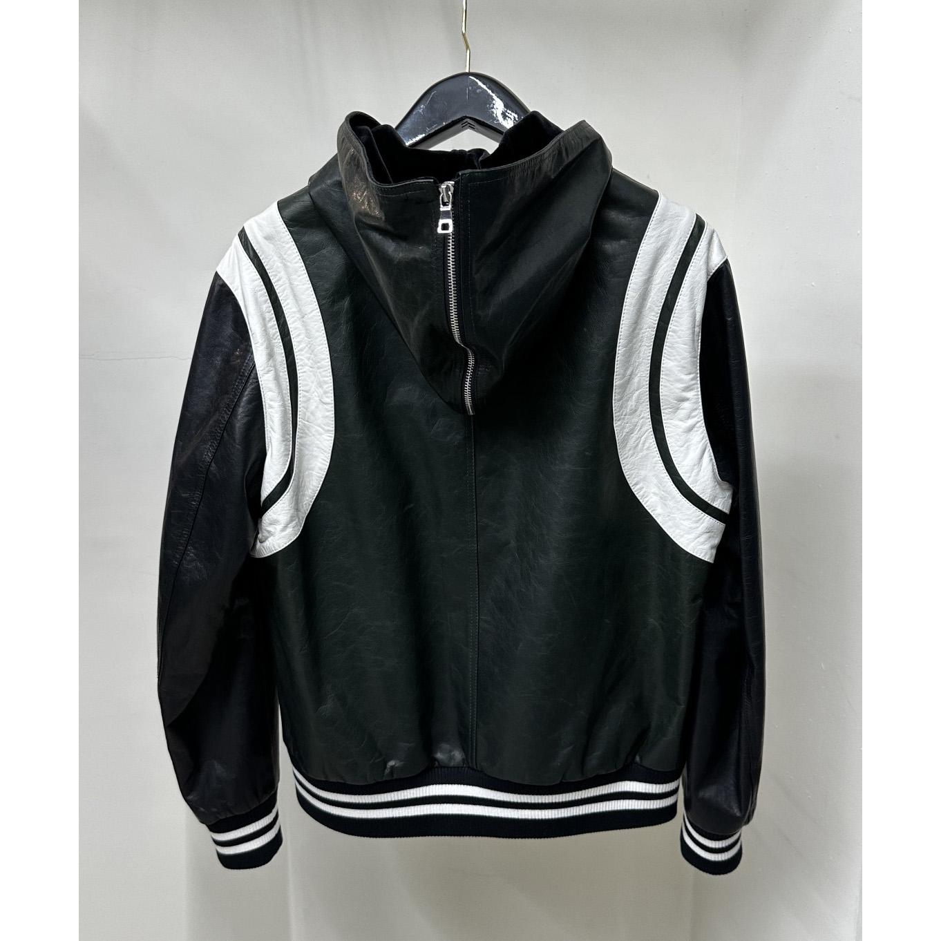 Balmain Colour-block Hooded Bomber Jacket - DesignerGu