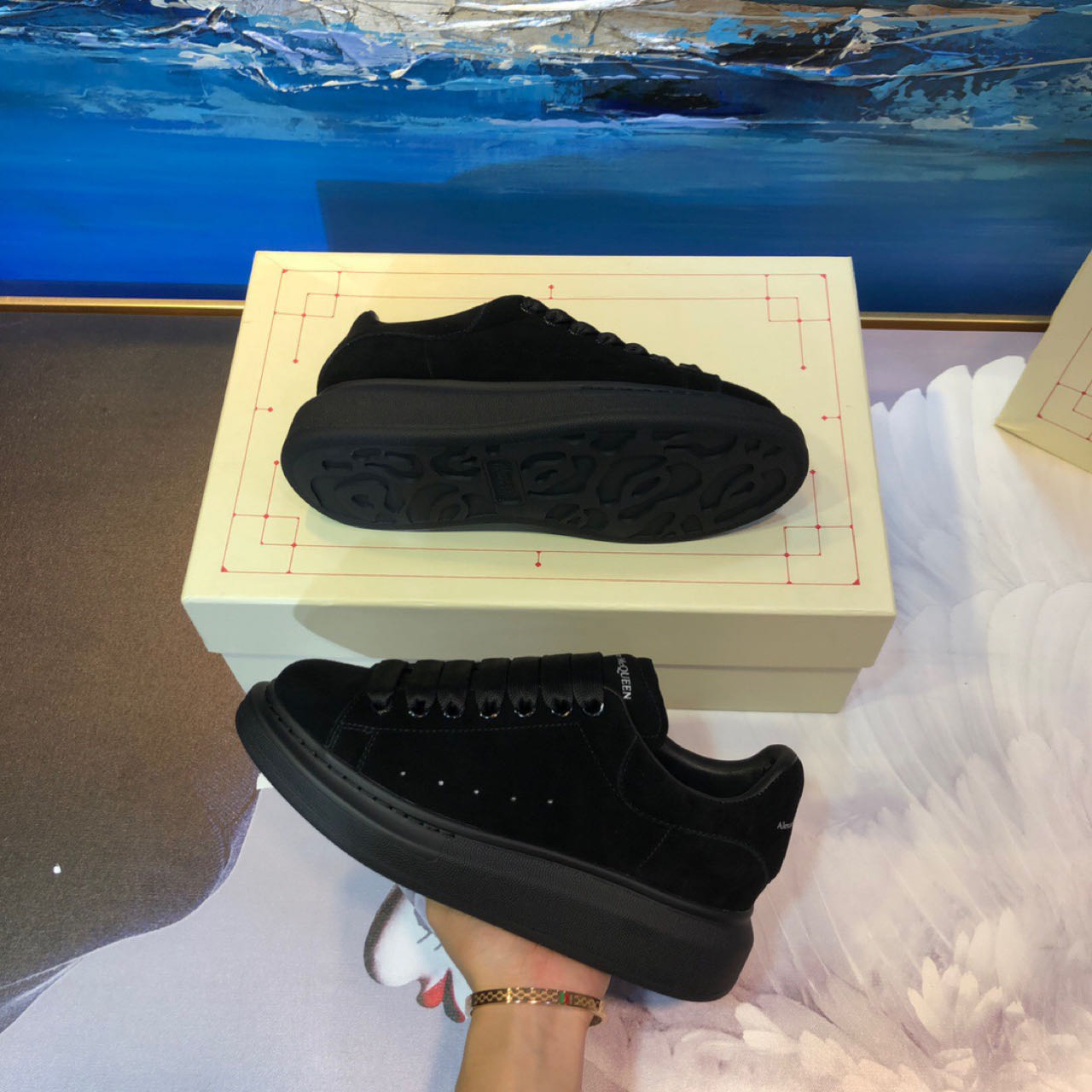 Alexander Mqueen Oversized Sneakers - DesignerGu