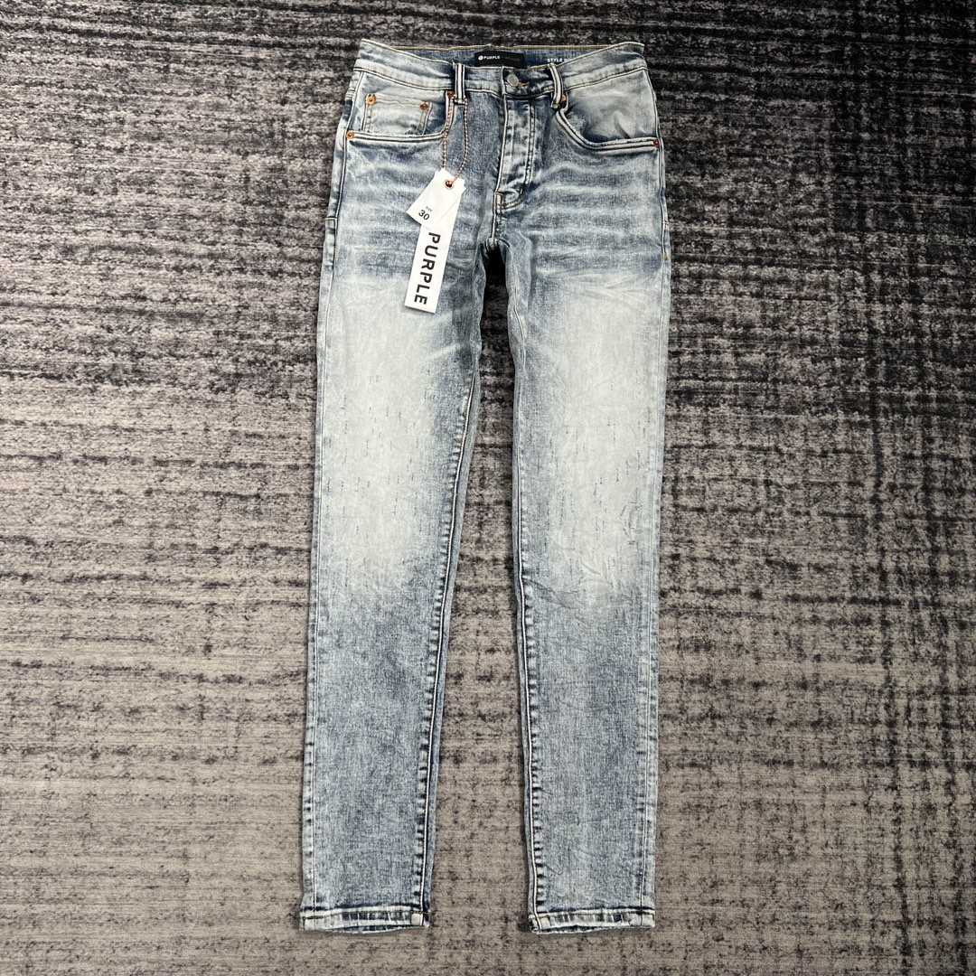 Purple-Brand Slim-Fit Jeans  202346 - DesignerGu