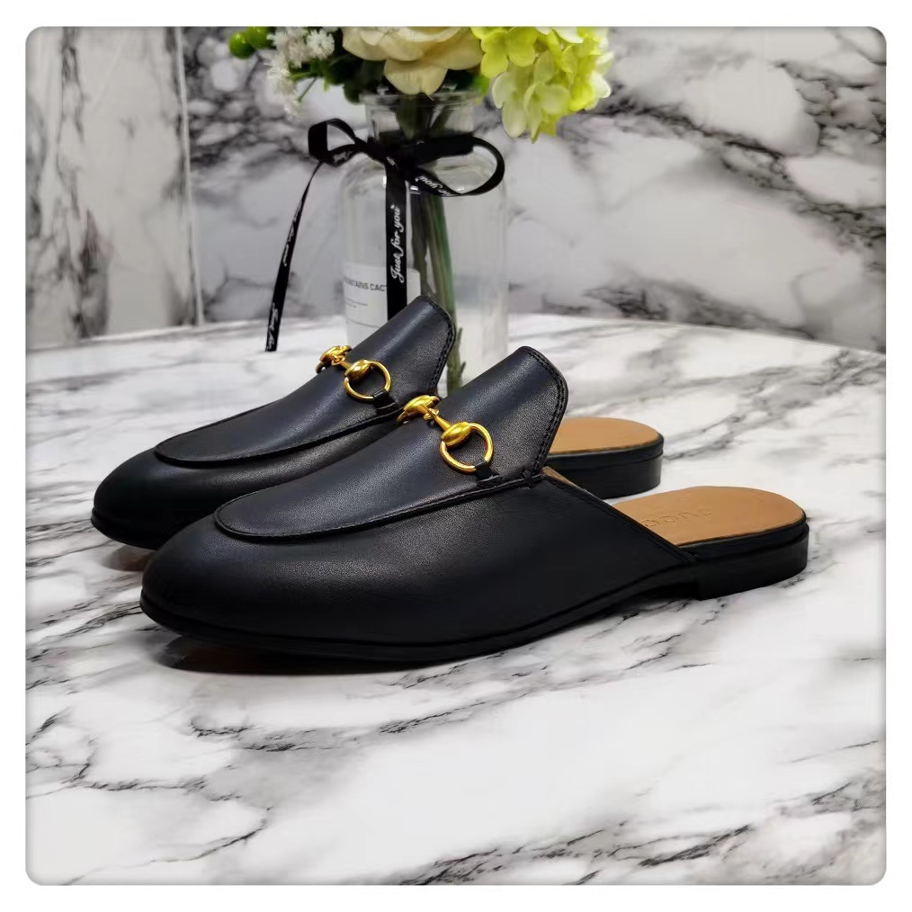 Gucci Princetown Leather Slipper - DesignerGu