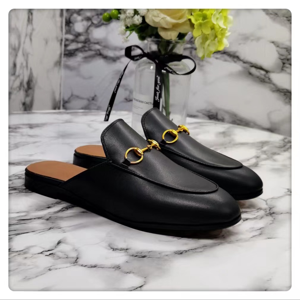 Gucci Princetown Leather Slipper - DesignerGu