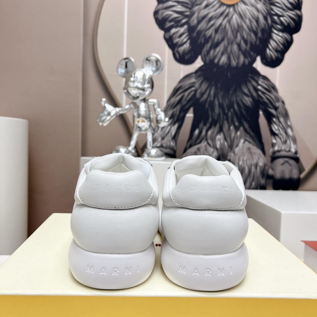 Marni White Leather Bigfoot 2.0 Sneaker - DesignerGu