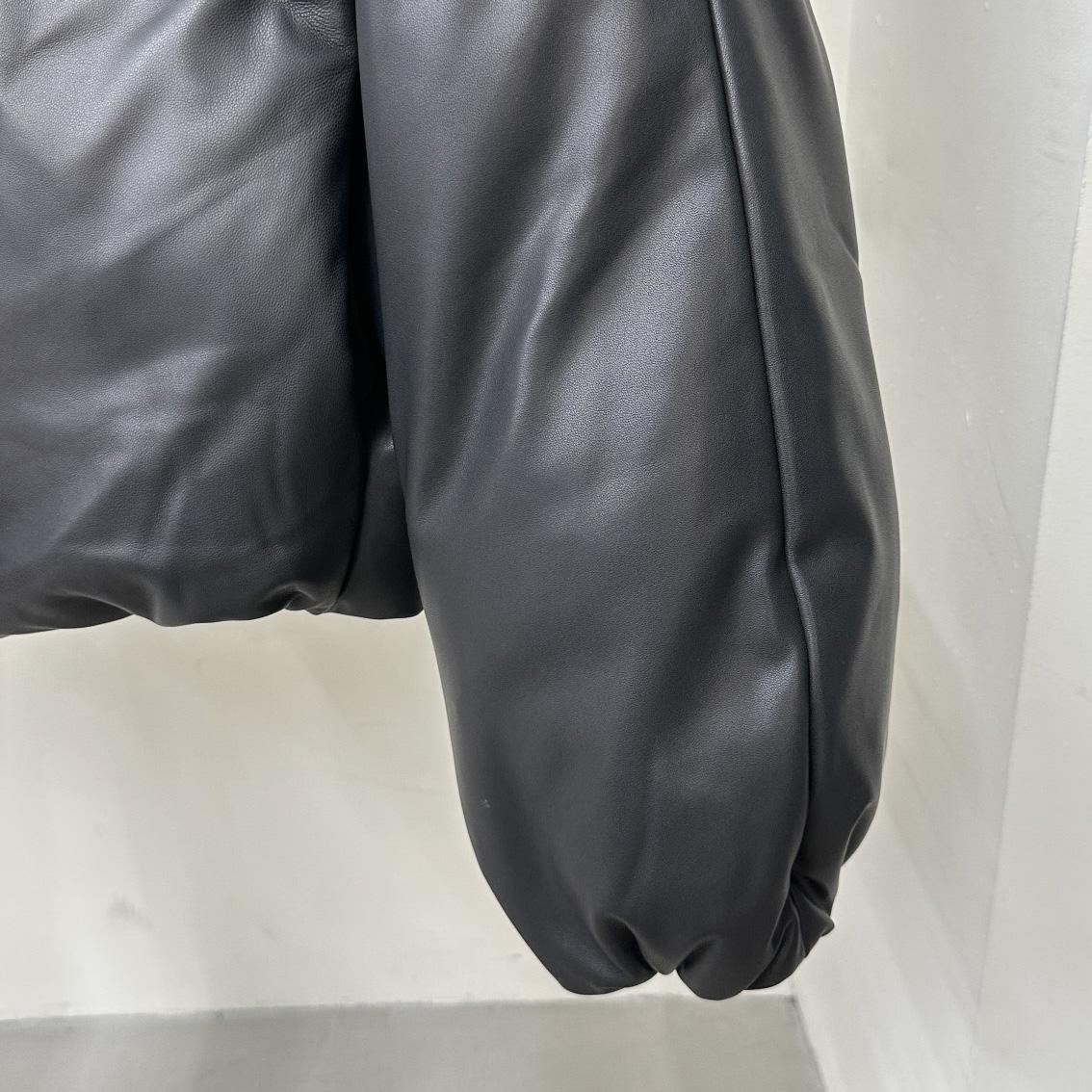 Loewe Padded Bomber Jacket In Nappa Lambskin - DesignerGu