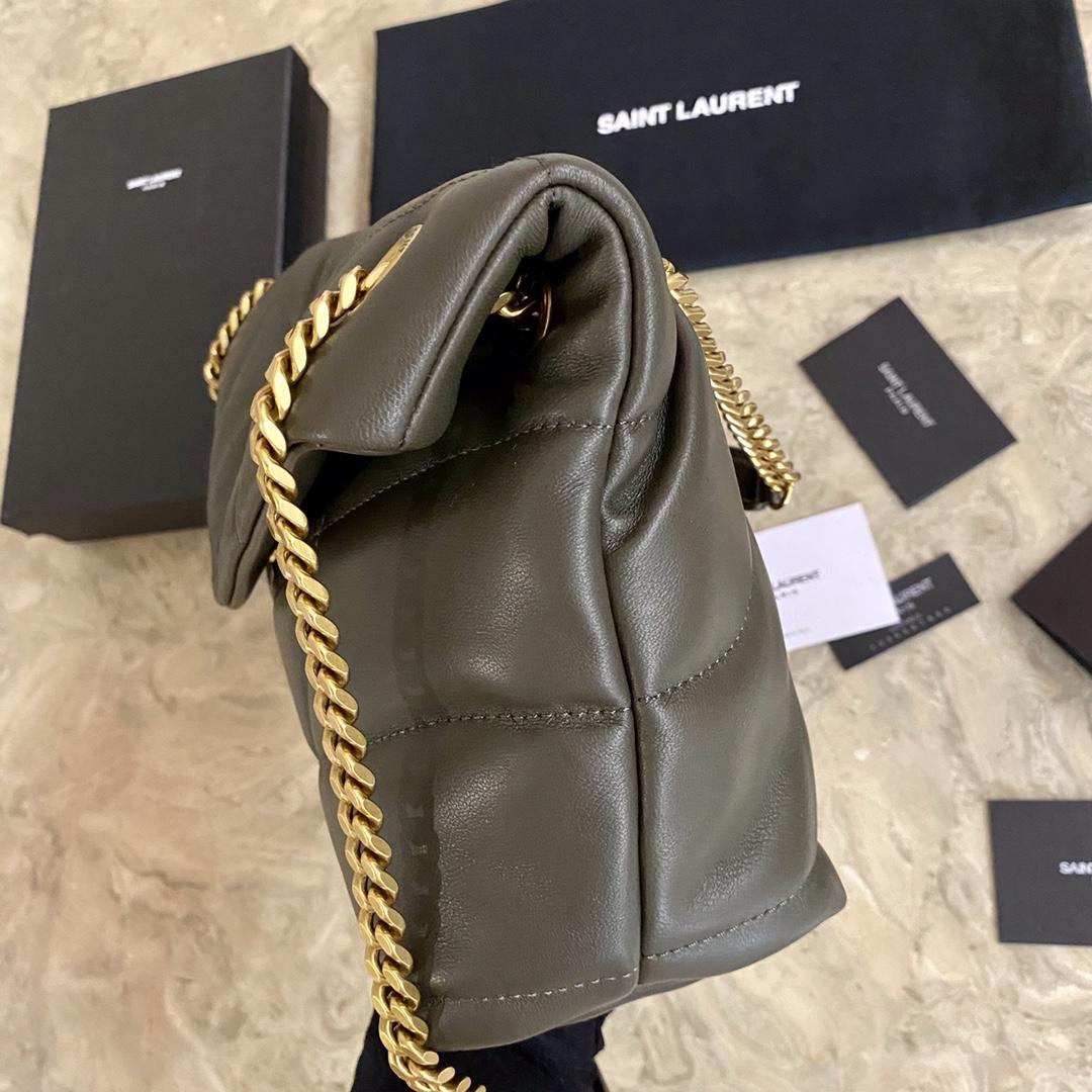 Saint Laurent Puffer Small In Nappa Leather (29x17x11cm) - DesignerGu