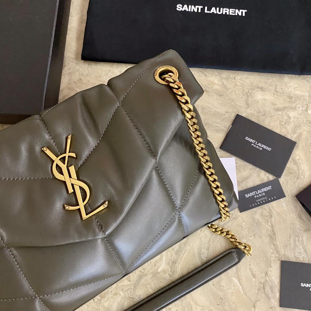 Saint Laurent Puffer Small In Nappa Leather (29x17x11cm) - DesignerGu