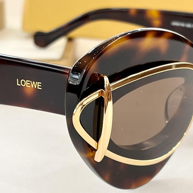 Loewe Cateye Double Frame Sunglasses In Acetate And Metal - DesignerGu