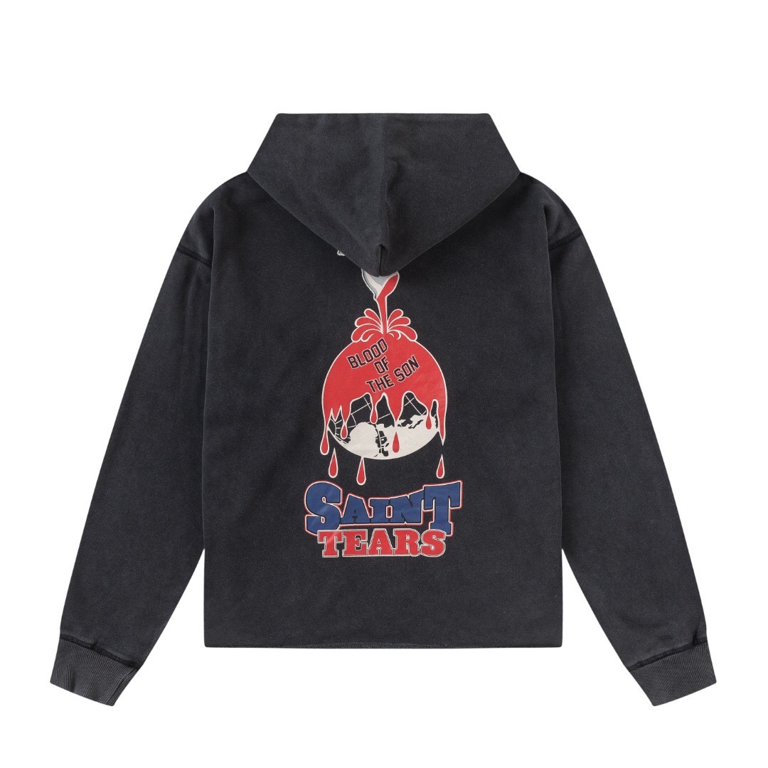 Saint Michael x  Denim Tears Holy Grail Hoodie - DesignerGu