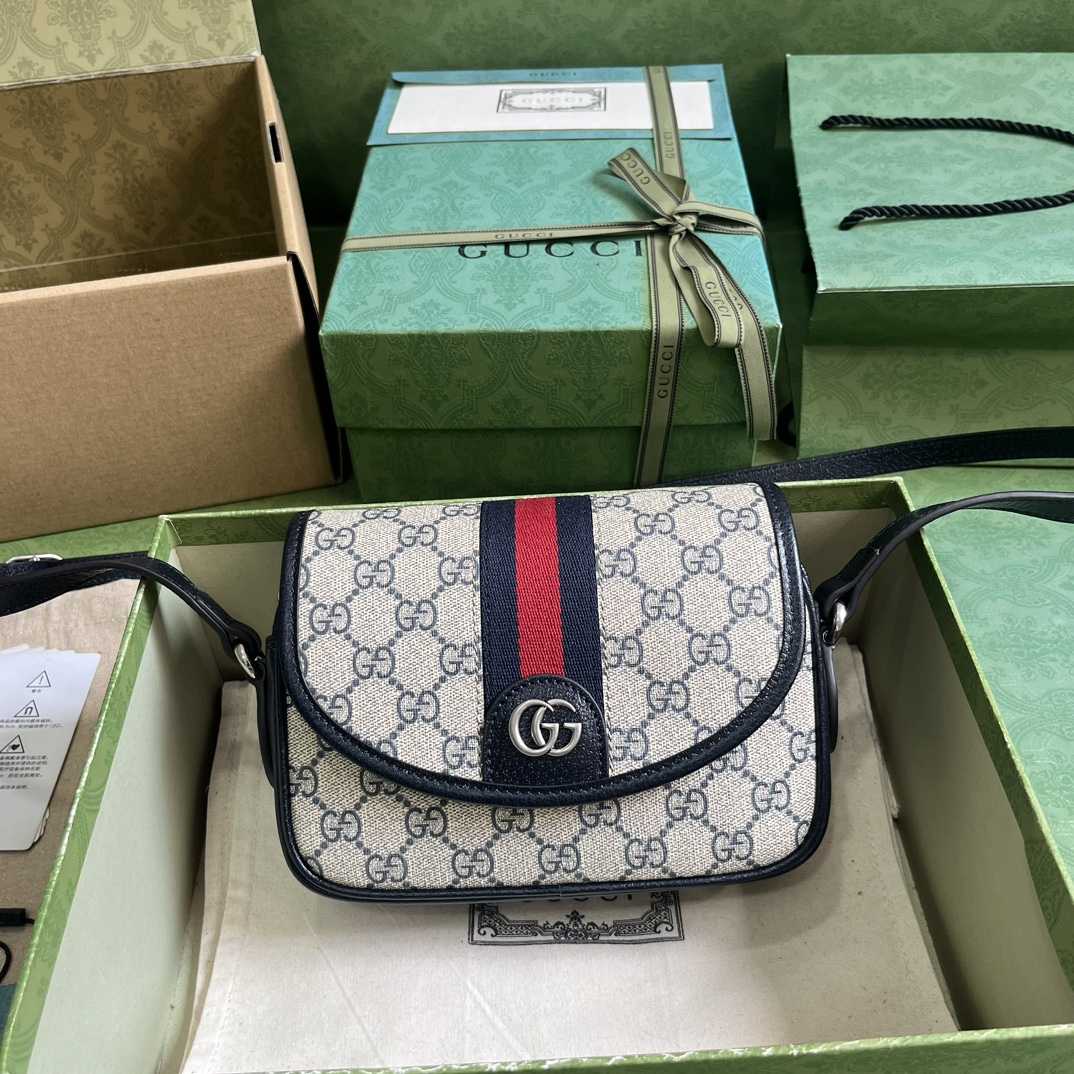 Gucci Ophidia GG Mini Shoulder Bag (19x 13x 5cm) - DesignerGu