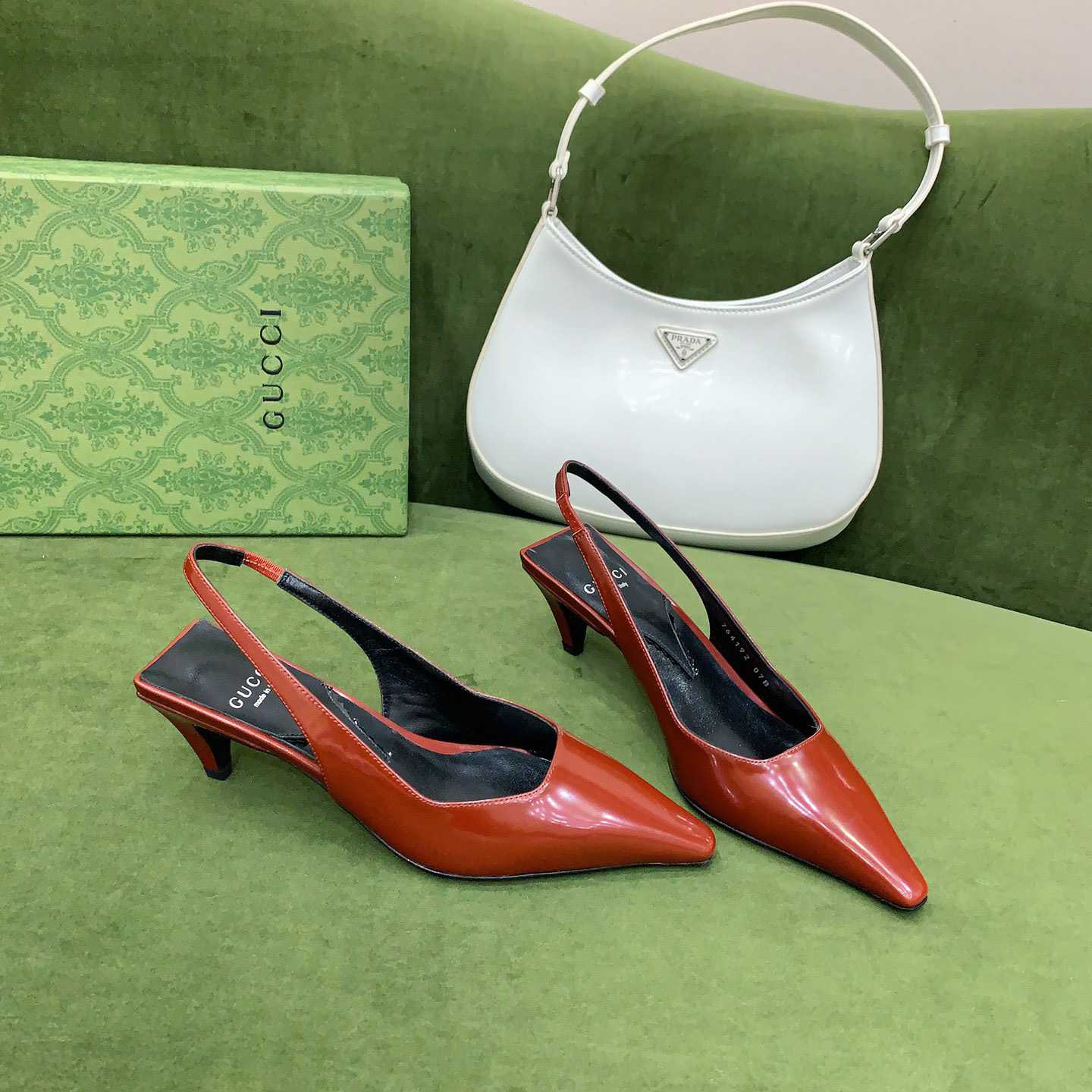 Gucci Women's Slingback Pump - DesignerGu