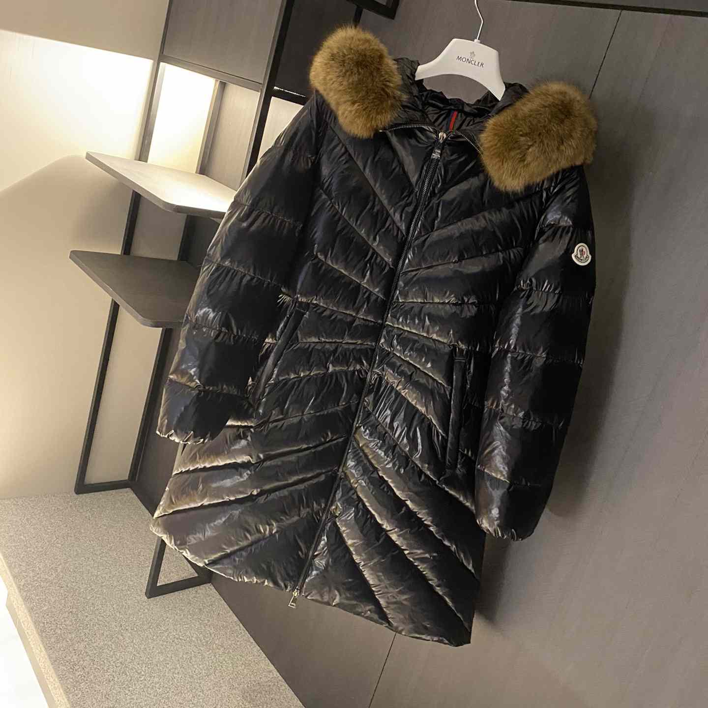 Moncler Chandre Long Down Jacket - DesignerGu