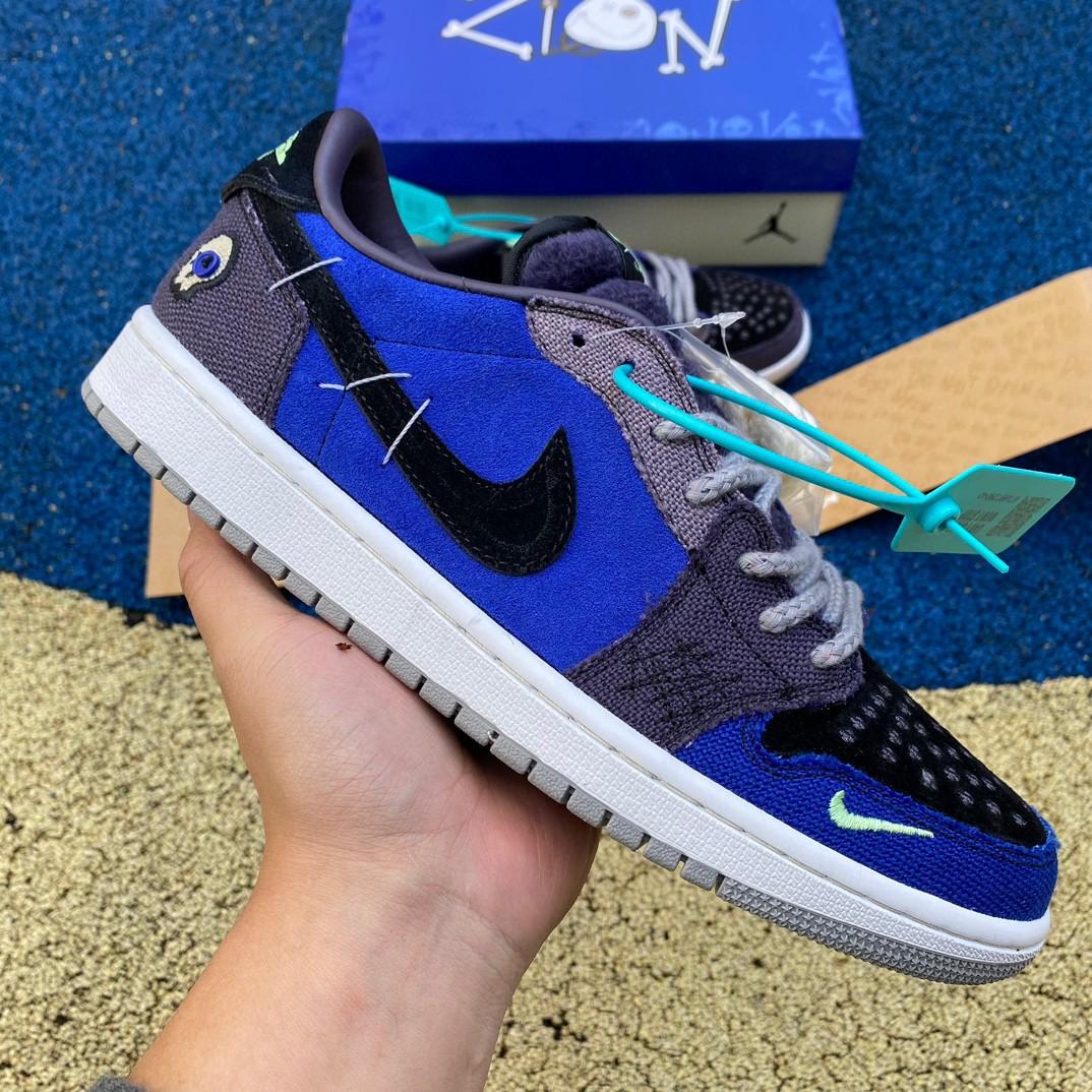 Zion Williamson x Jordan Air Jordan 1 Low Sneaker    dz7292-202 - DesignerGu