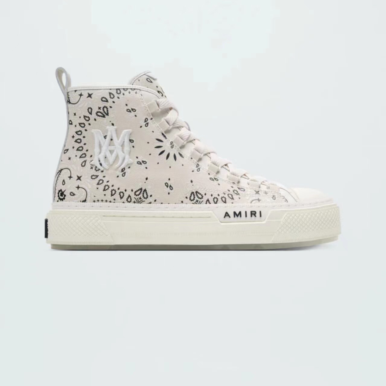 Amiri M.A. Court bandana-print Sneakers - DesignerGu