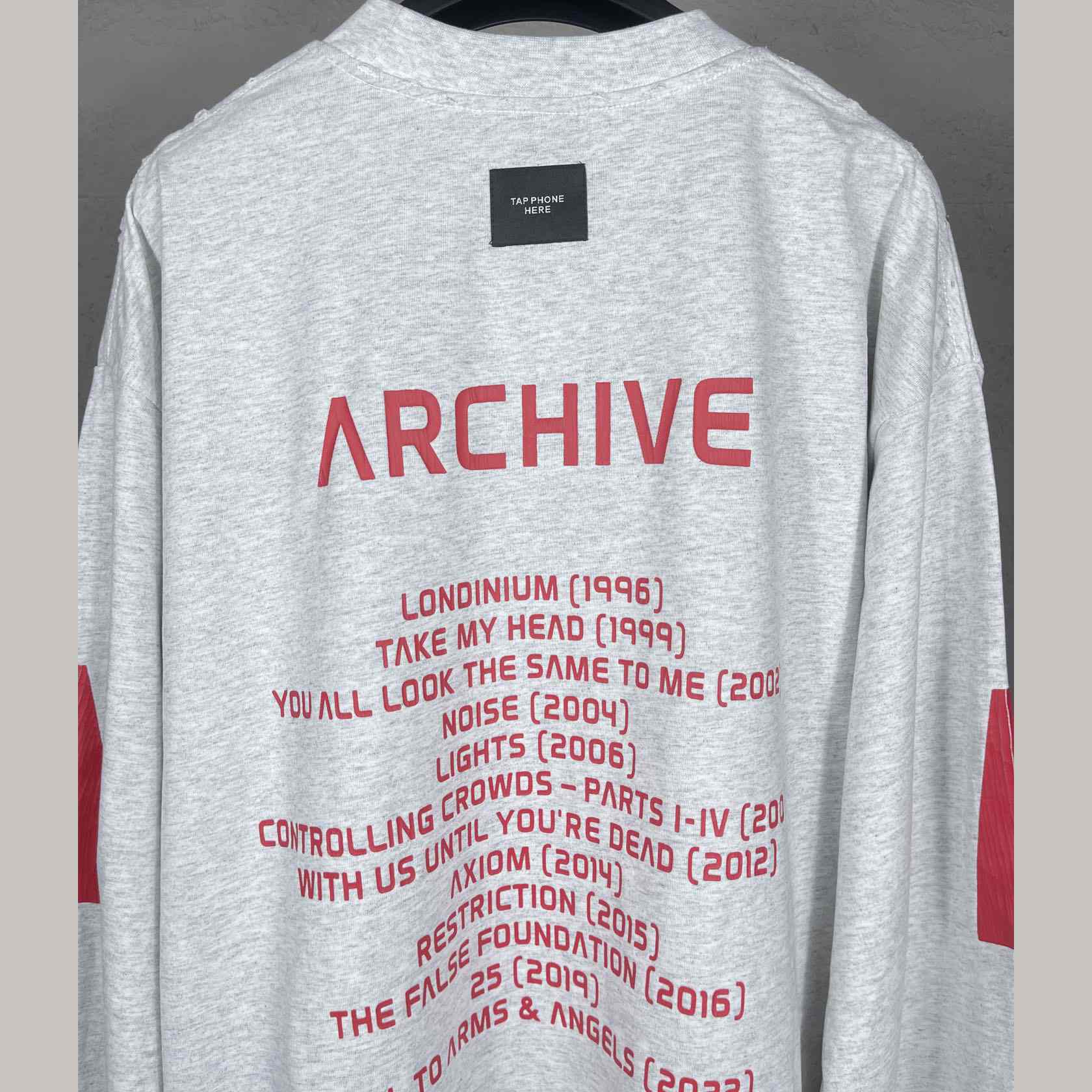 Balenciaga Music | Archive Series Connected Long Sleeve T-Shirt - DesignerGu