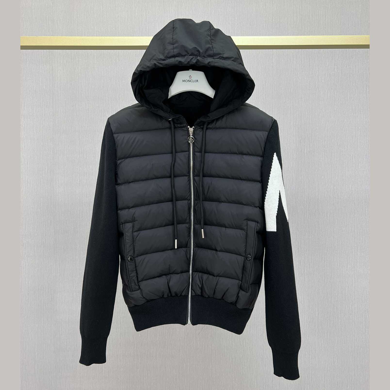 Moncler Padded Hooded Cardigan - DesignerGu