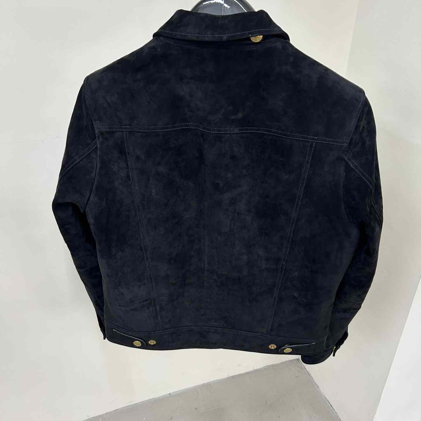 Dior Cashmere Suede Shearling Trucker - DesignerGu