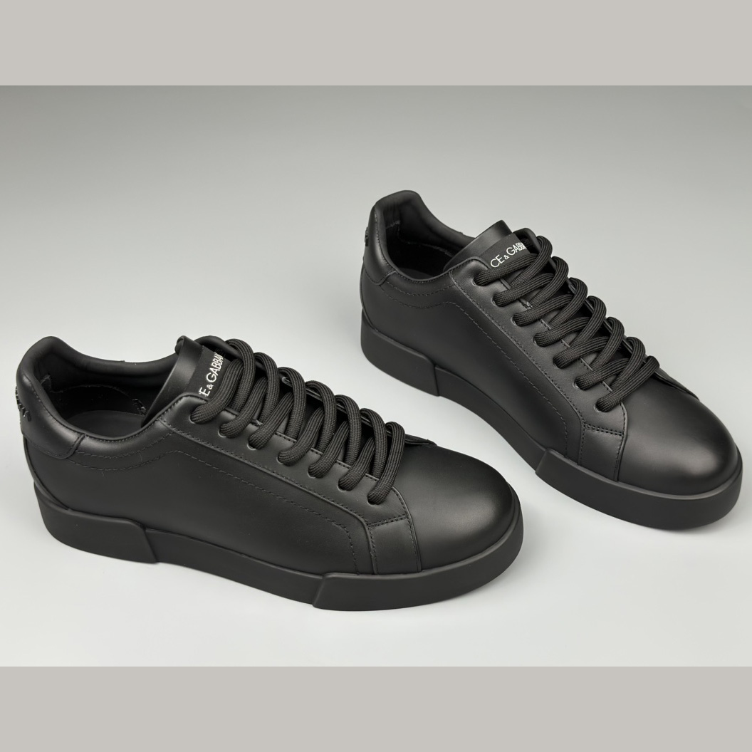 Dolce & Gabbana Calfskin Portofino sneakers - DesignerGu