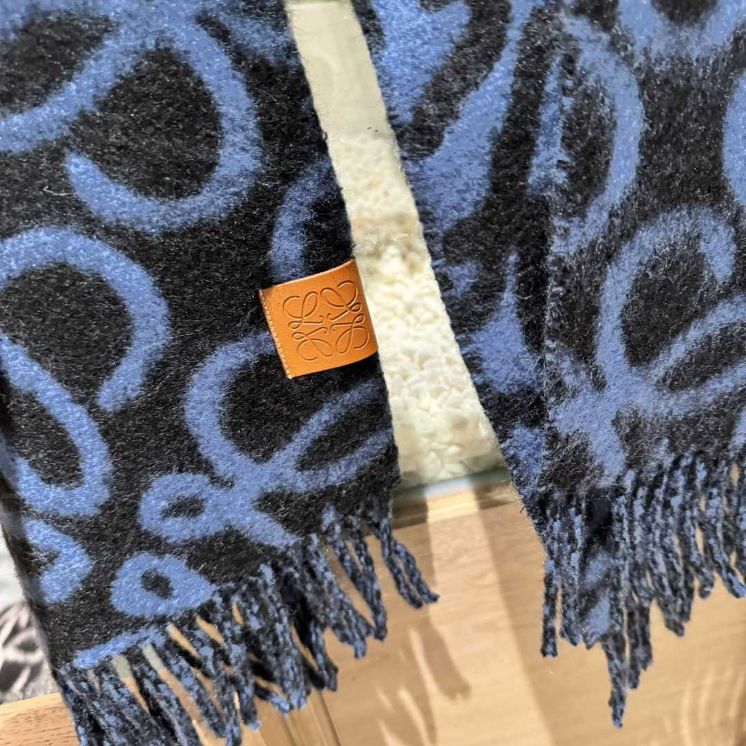 Loewe Anagram Scarf In Alpaca And Wool - DesignerGu