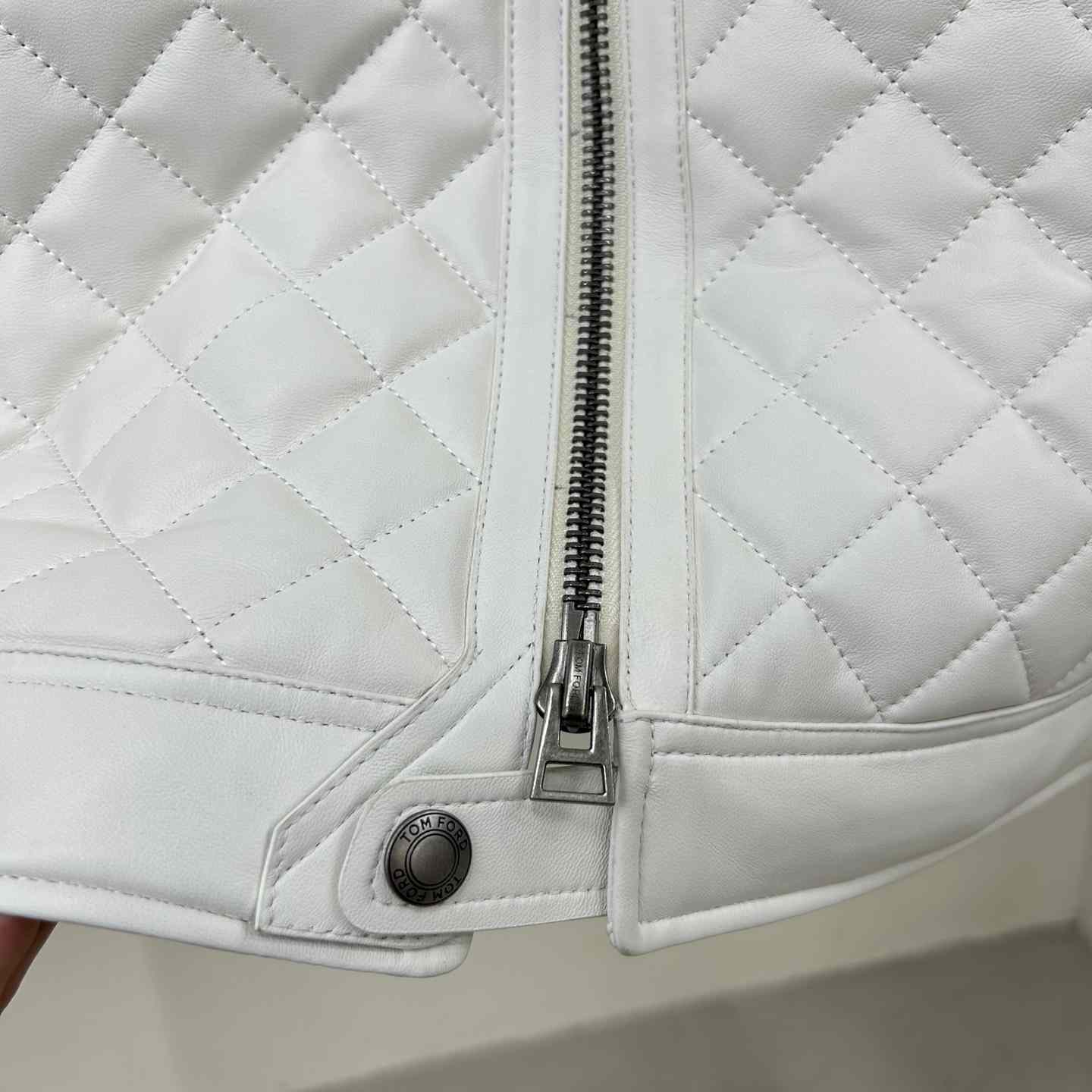 Dior Feather Nappa Quilted Cafe Racer - DesignerGu