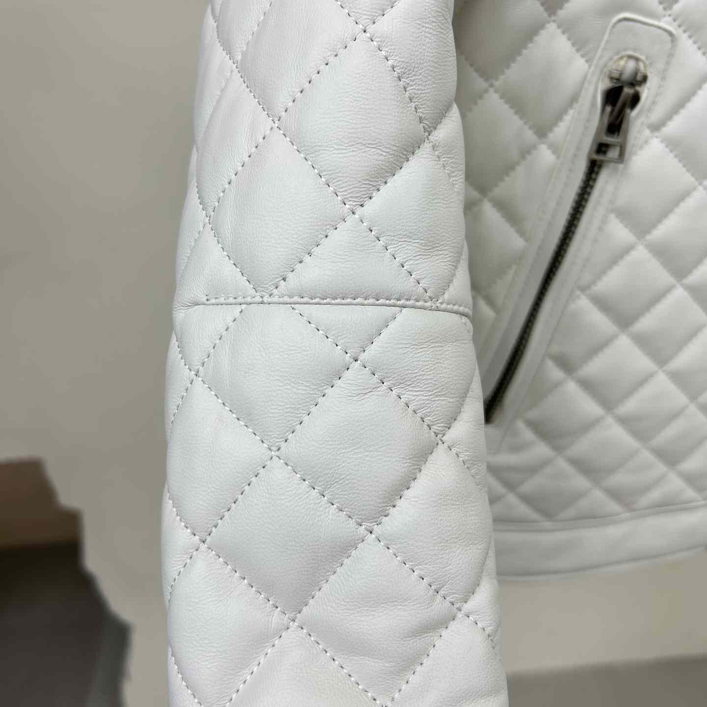 Dior Feather Nappa Quilted Cafe Racer - DesignerGu