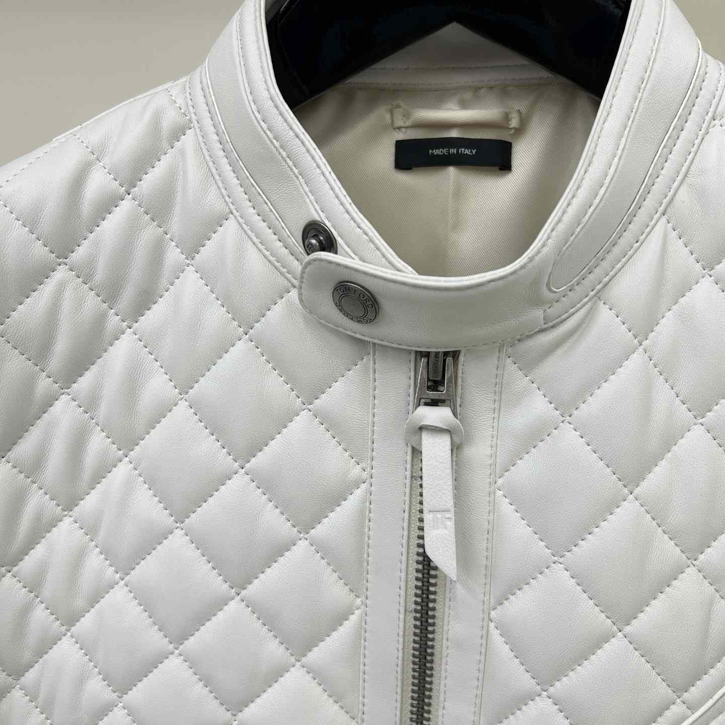 Dior Feather Nappa Quilted Cafe Racer - DesignerGu