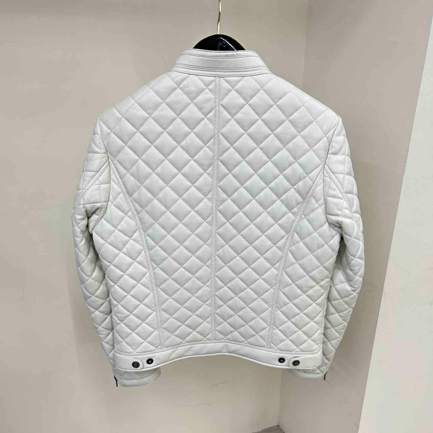 Dior Feather Nappa Quilted Cafe Racer - DesignerGu