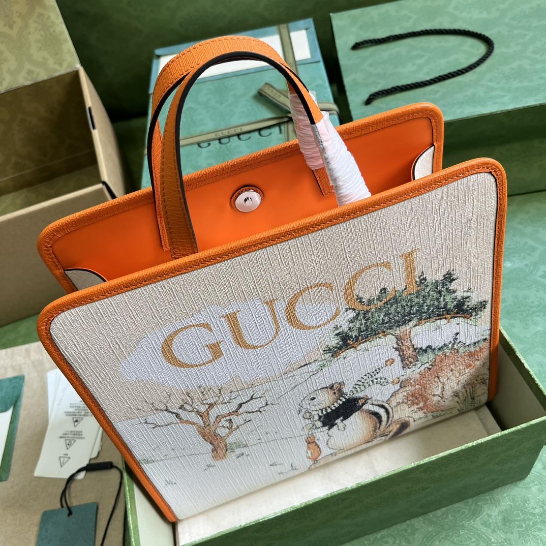 Gucci Children's Animal Print Tote Bag - DesignerGu