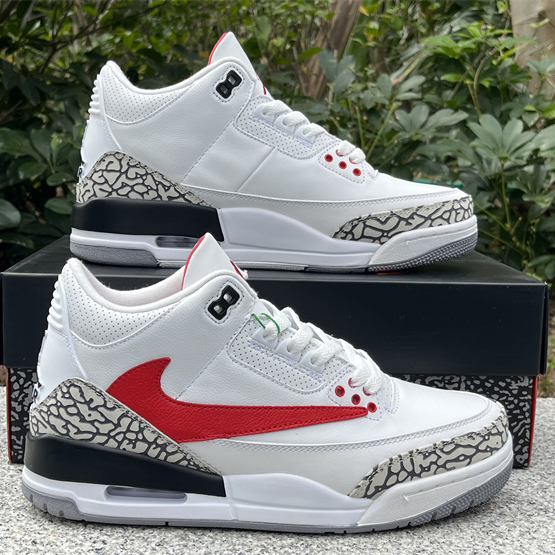 Air Jordan 3 “White Cement Reimagined” Basketball Shoes       CT8532-158  - DesignerGu