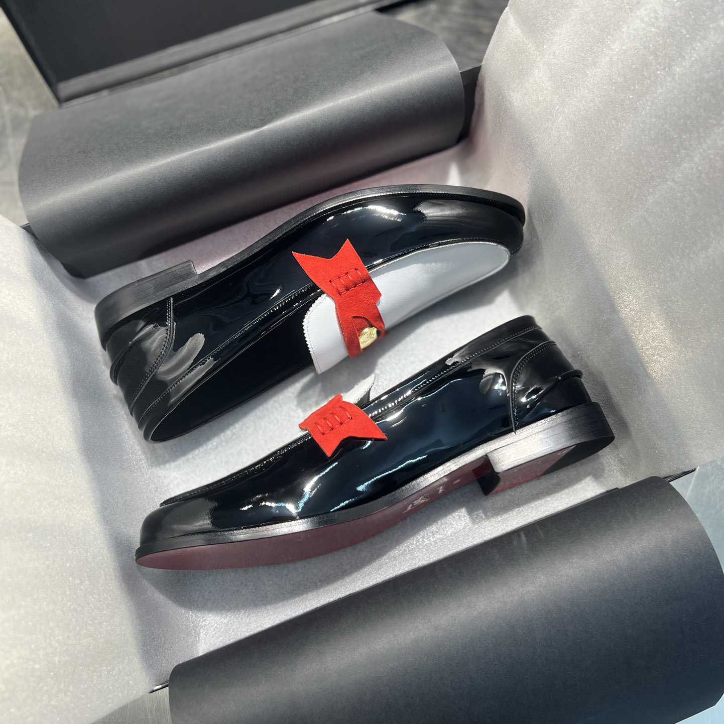 Christian Louboutin Penny Loafers  - DesignerGu