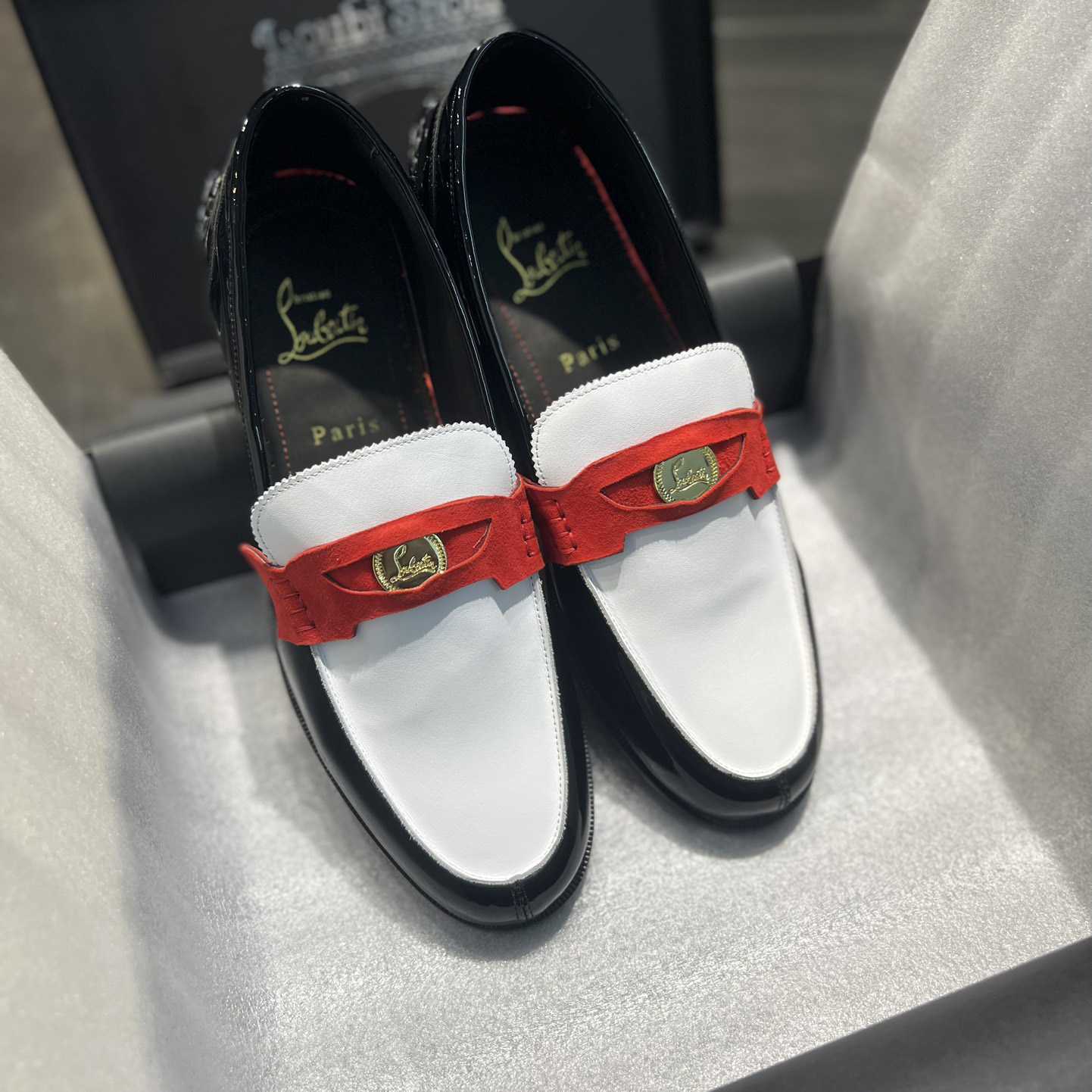 Christian Louboutin Penny Loafers  - DesignerGu