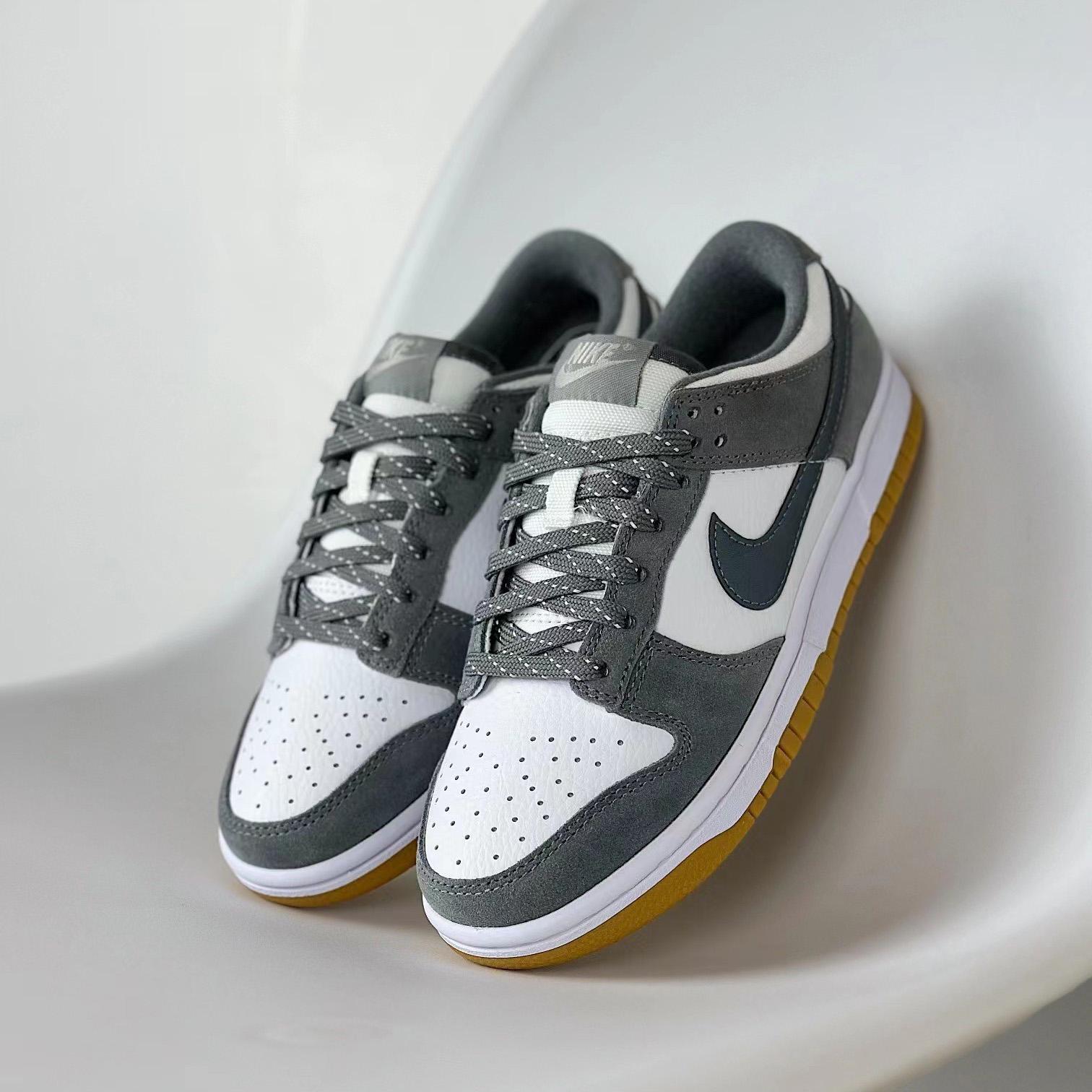 Nike SB Dunk Low”Smoke Grey/Gum“ Sneakers    FV0389-100 - DesignerGu