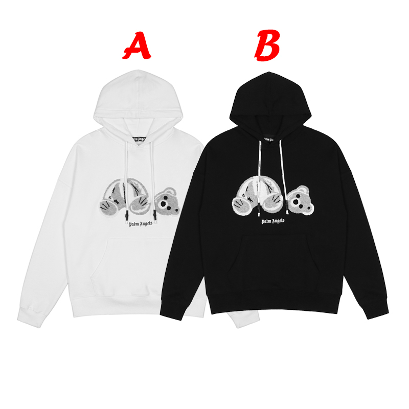  Palmangels Ice-bear Print Cotton-jersey Hoody - DesignerGu