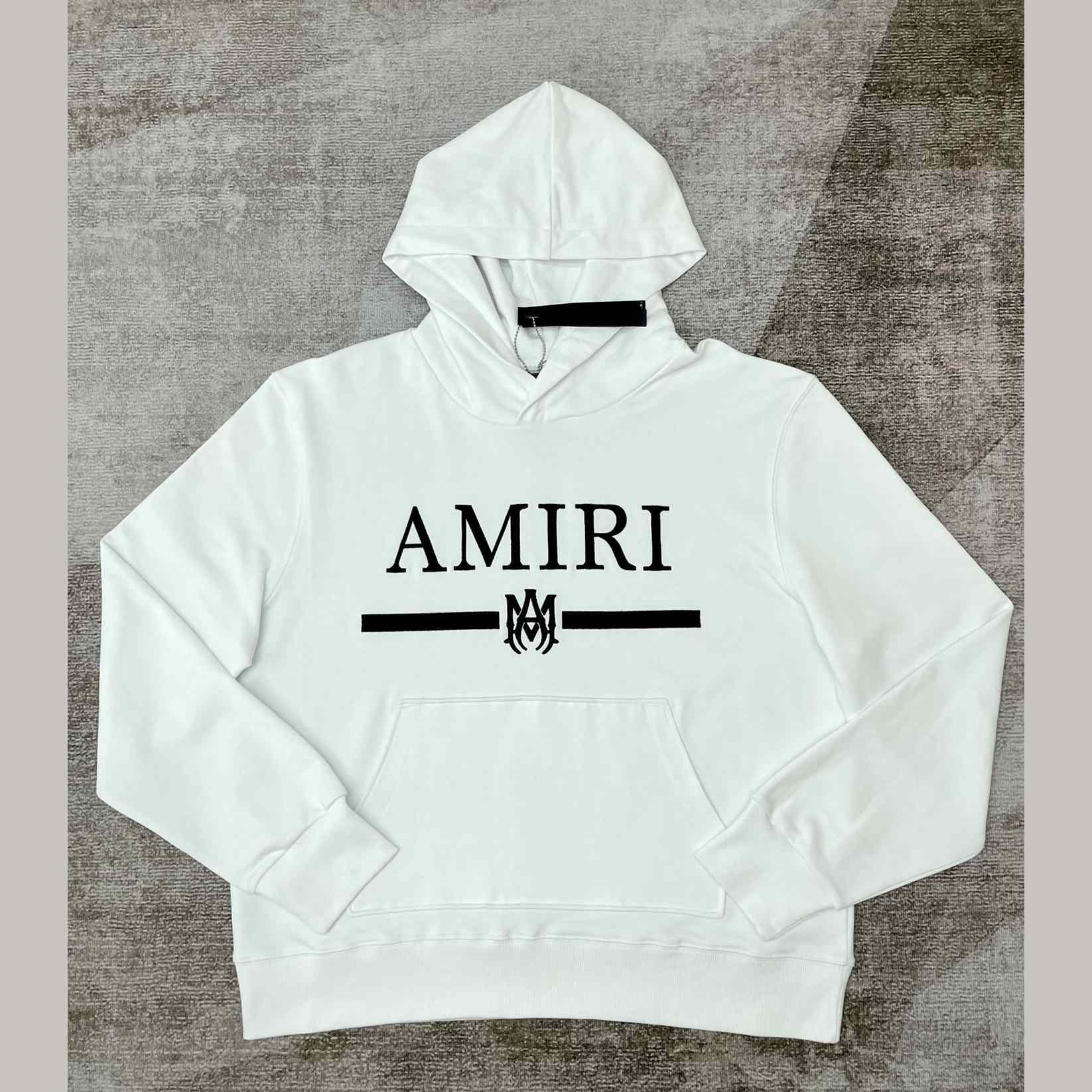 Amiri Bar Embroidery Hoodie - DesignerGu