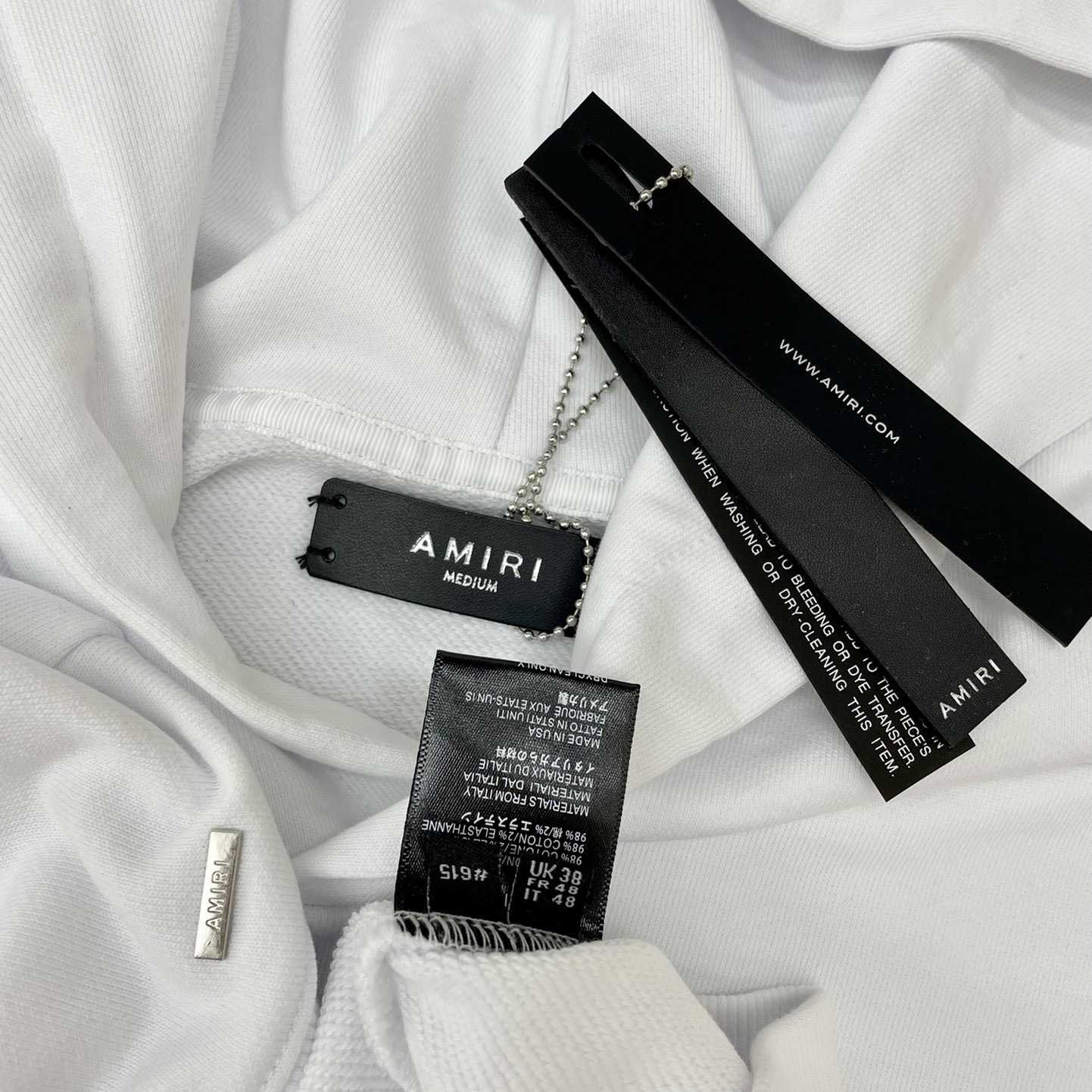 Amiri Bar Embroidery Hoodie - DesignerGu