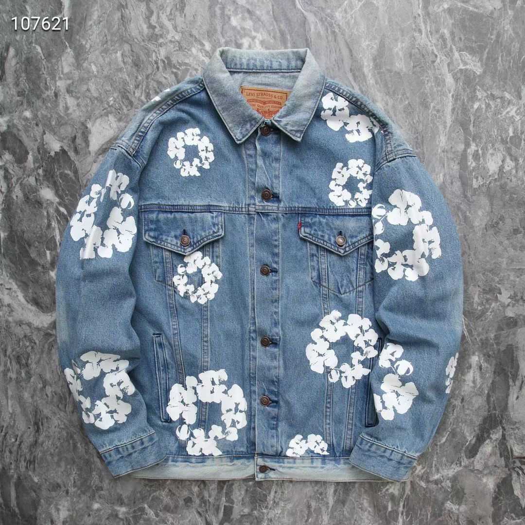 Denim Tears x Levi's Jacket In Light Blue - DesignerGu