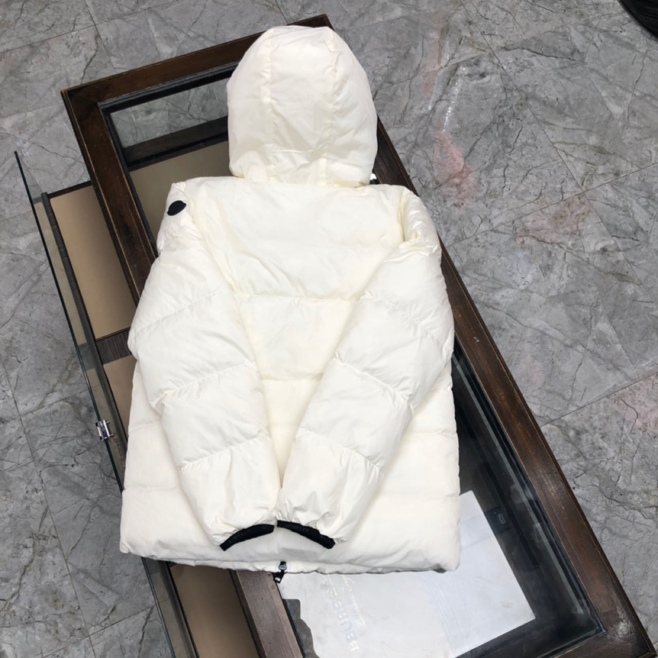 Moncler White Down Montcla Jacket - DesignerGu