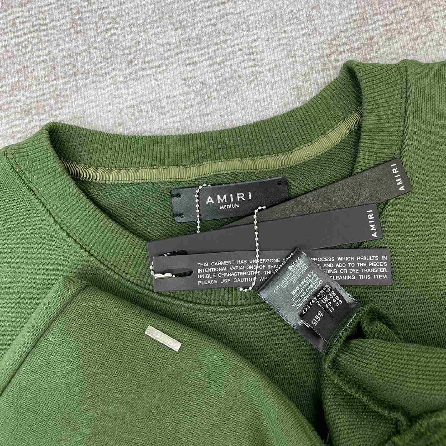 Amiri Rum Label Crew Neck Sweatshirt  - DesignerGu