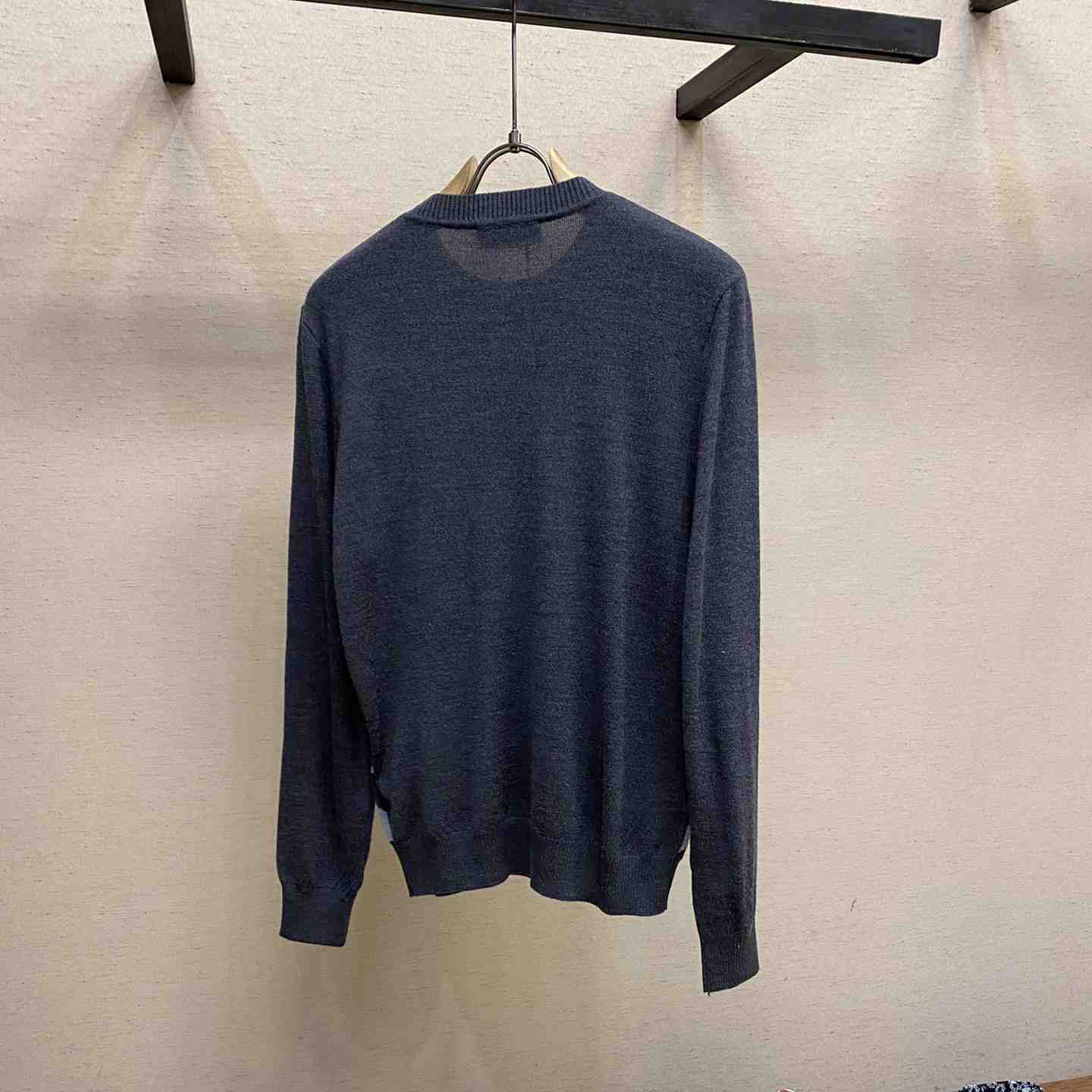 Fendi Gray Wool Sweater - DesignerGu