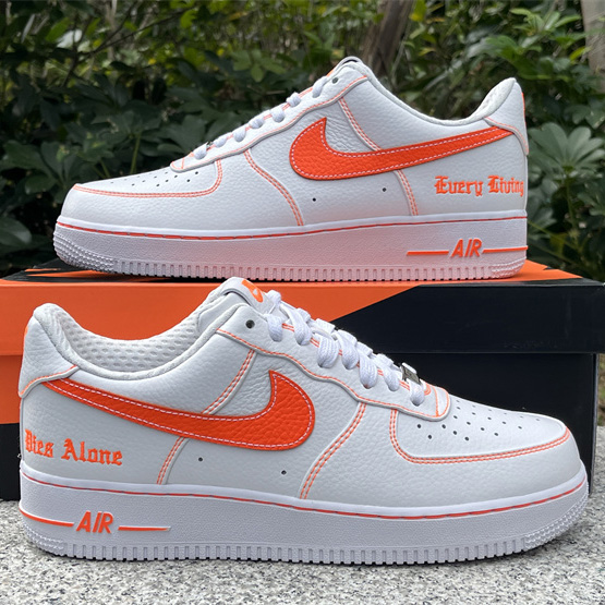 VLONE xNike Air Force 1Low orang Sneaker      AA5360-100 - DesignerGu