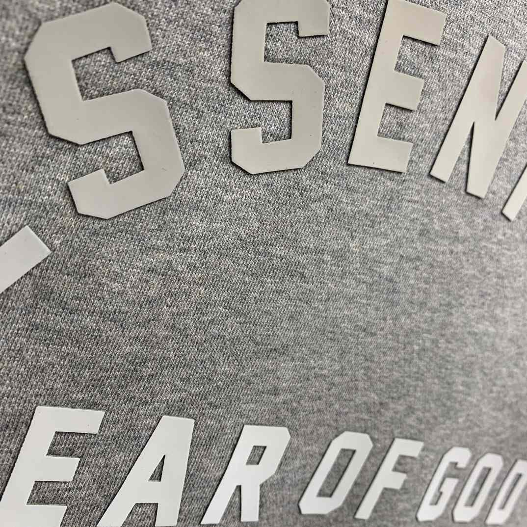 Fear Of God Essentials Logo-print Hoodie - DesignerGu