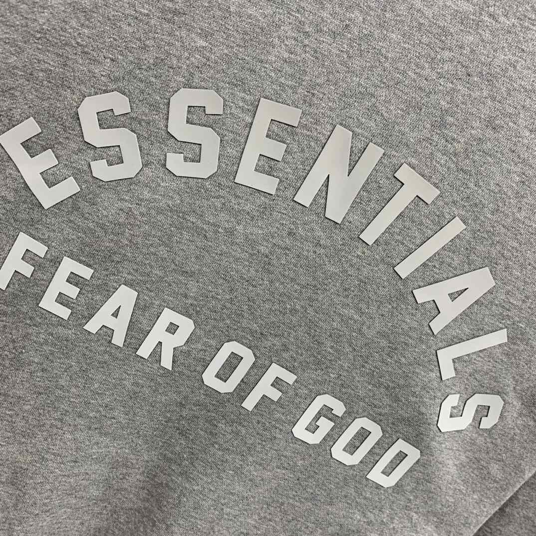 Fear Of God Essentials Logo-print Hoodie - DesignerGu