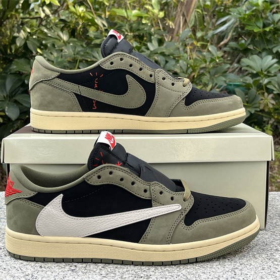 Travis Scott x Air Jordan 1 Low OG Sneaker      DM7866-002 - DesignerGu