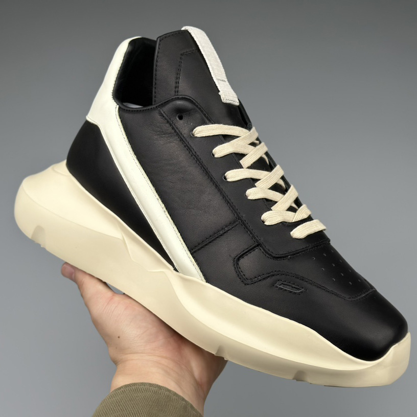 Rick Owens Geth Runner Low-top Sneakers - DesignerGu