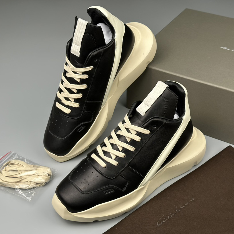 Rick Owens Geth Runner Low-top Sneakers - DesignerGu