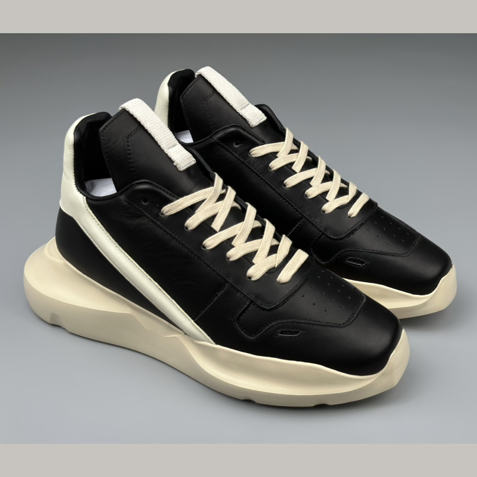 Rick Owens Geth Runner Low-top Sneakers - DesignerGu