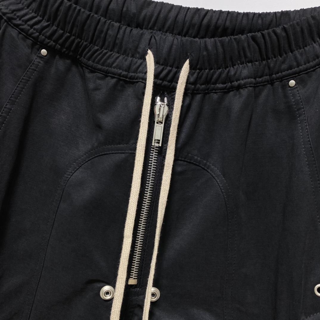 Rick Owens Black Bauhaus Cargo Pants - DesignerGu