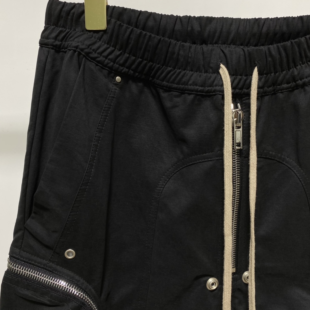 Rick Owens Black Bauhaus Cargo Pants - DesignerGu