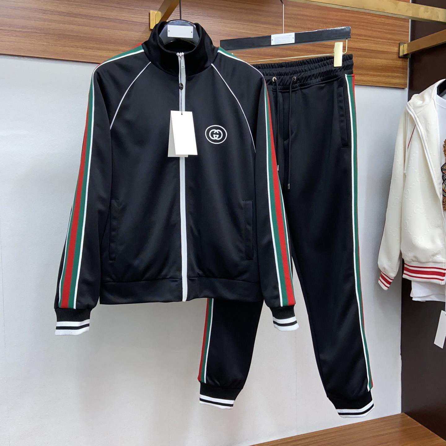 Gucci GG Jersey Cotton Tracksuits - DesignerGu