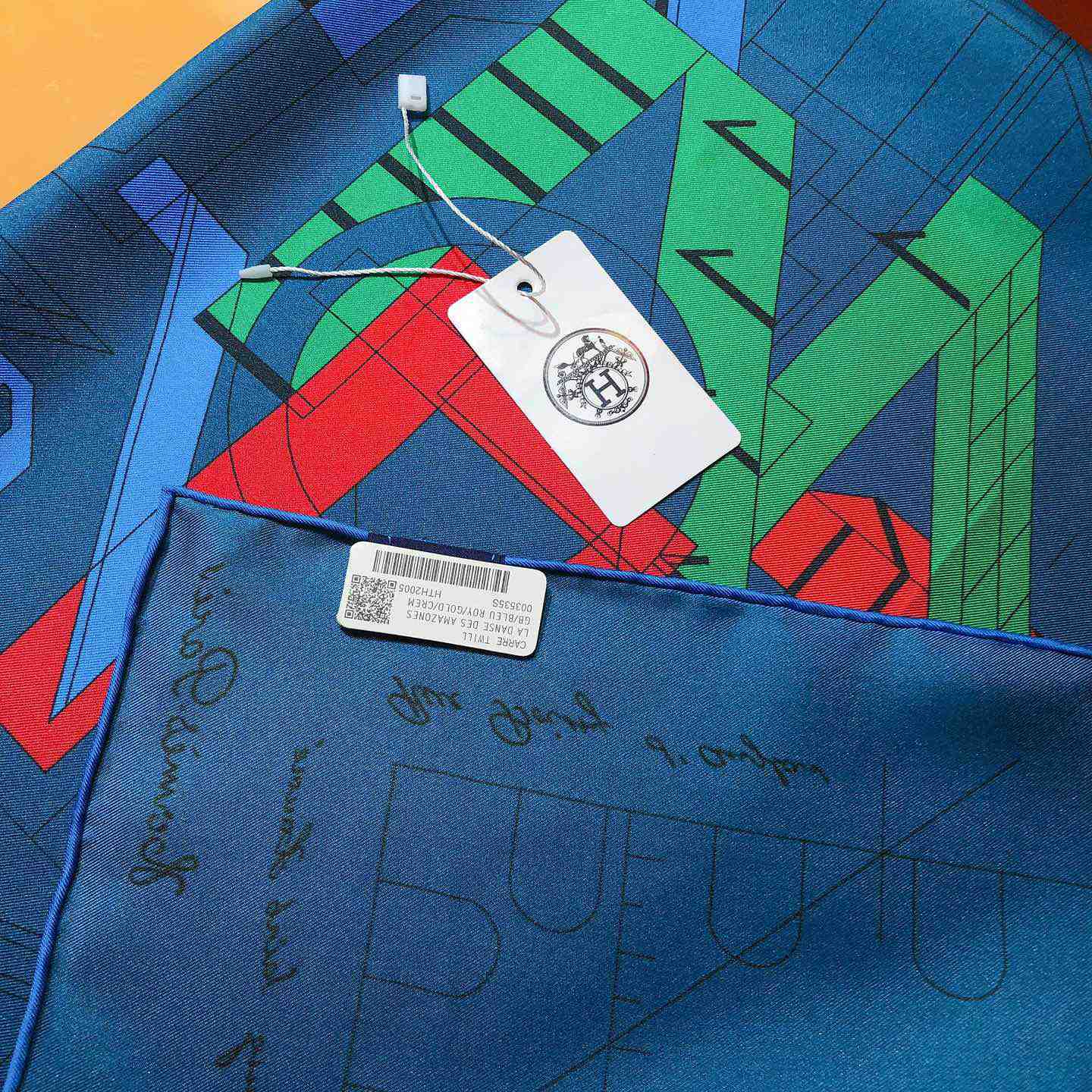 Hermes Permis De Construire Scarf - DesignerGu