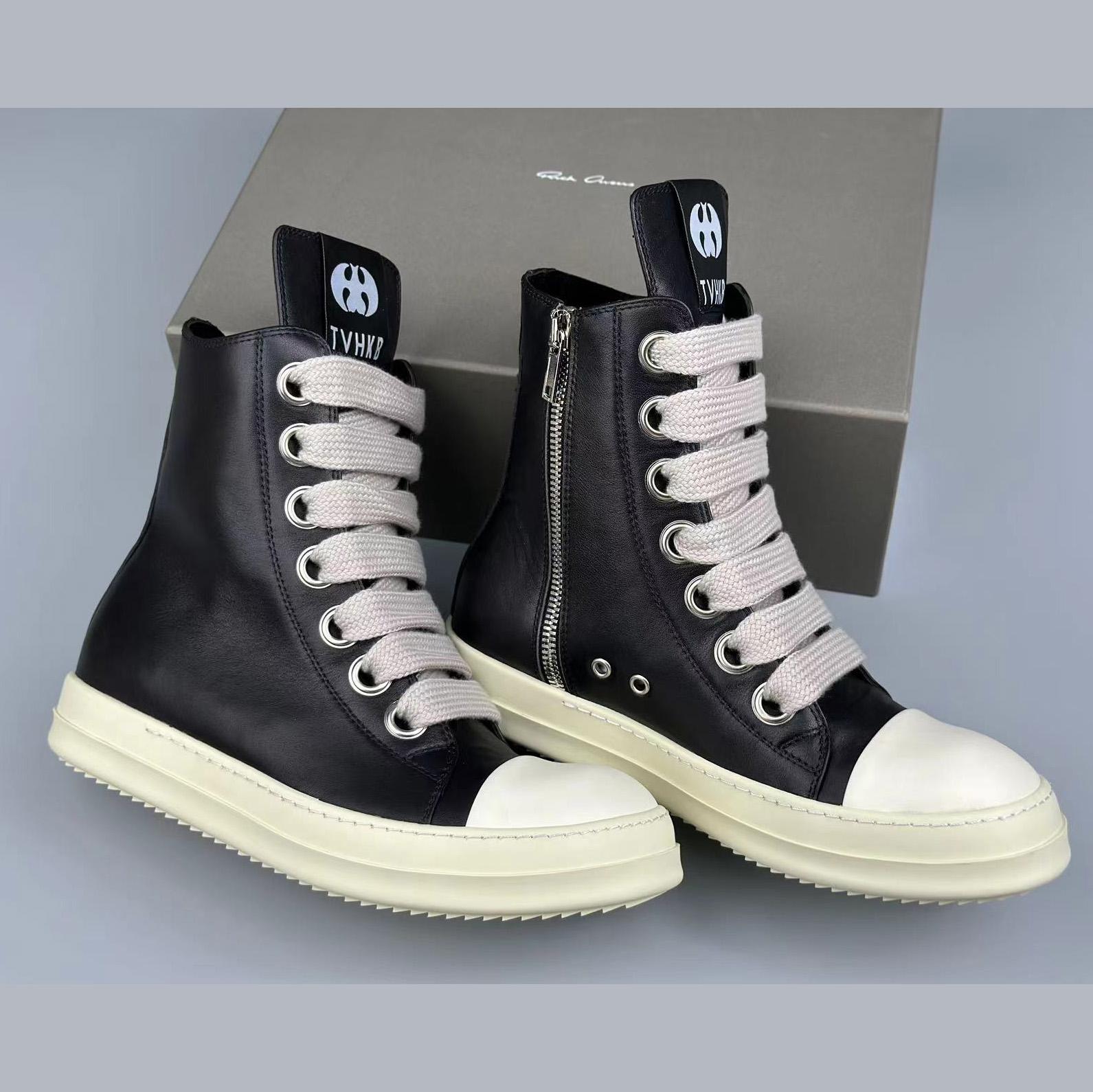 Rick Owens High-Top Sneakers - DesignerGu