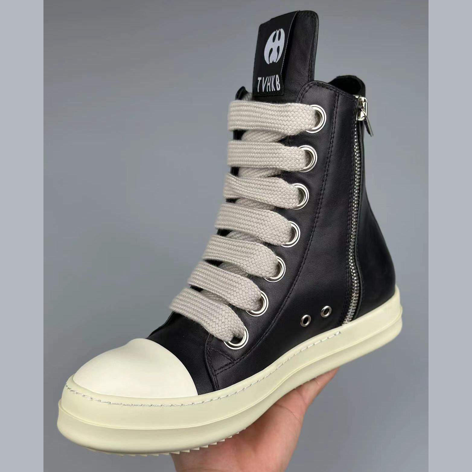 Rick Owens High-Top Sneakers - DesignerGu